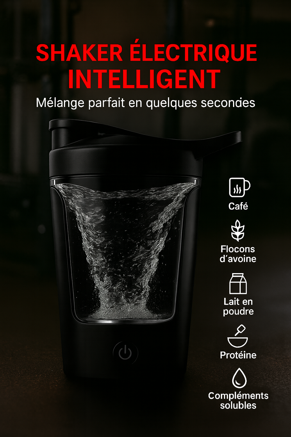Shaker Électrique Portable USB - PROMUSCLE